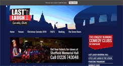 Desktop Screenshot of lastlaughcomedy.co.uk
