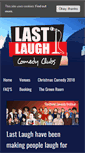 Mobile Screenshot of lastlaughcomedy.co.uk